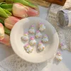 A cute and trendy white chicken pendant, a fashionable necklace accessory, and a simple and trendy gift for girls details Picture